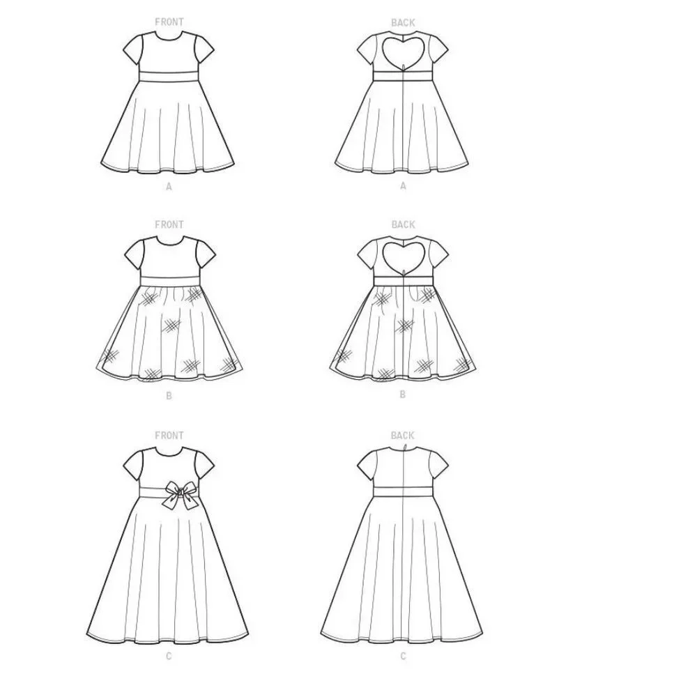 Simplicity‎ Sewing Pattern 9119 10510 Childs Dress Size 3-8